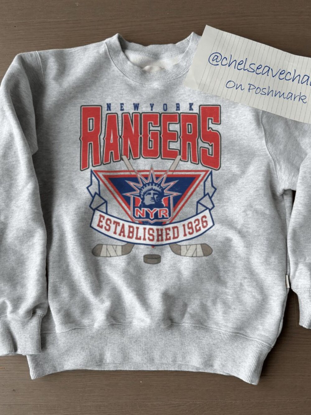 Vintage New York Rangers Hockey Sweatshirt, Retro Style New York Rangers Shirt
